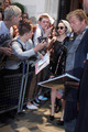Lady Gaga emerges from her London Hotel in a see-through dress and pvc coat - lady-gaga photo