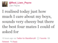 Liam Payne tweet about his boys <3 - one-direction photo