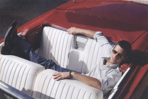  Novak Chilaxing In His Red Car!! (Love Everyfing Bout The Serbernator) 100% Real ♥