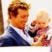 Patrick and the baby - patrick-jane icon