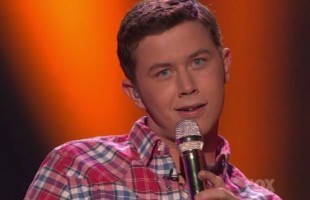 Scotty sings "Young Blood" in the Top 4