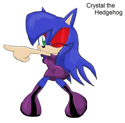 Crystal the hedgehog