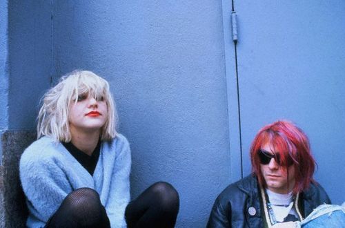  Kurt Cobain & Courtney upendo