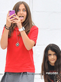 Paris,Prince and Blanket after acting class..they're having fun with I pods xD - paris-jackson photo