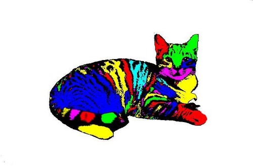 Rainbow animal form