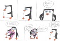 Bubble Gum Trouble - penguins-of-madagascar fan art