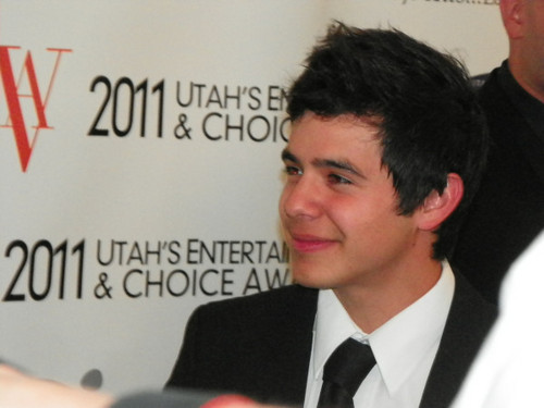  David at Utah's Entertainment and Choice Awards :)