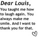 Dear Louis!! (Fank U 4 Making Me Laugh & Smile) 100% Real ♥ - one-direction icon