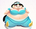Walt Disney Fan Art - Fat Princess Jasmine - walt-disney-characters fan art