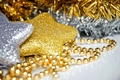 Golden Christmas decoration - christmas photo