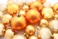 Golden Christmas decorations - christmas photo