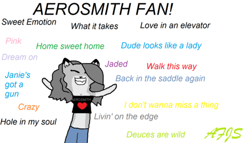 I love Aerosmith! :D 