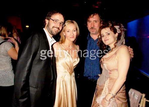  Neil Murray ,J K Rowling ,Helena Bonham Carter and Tim برٹن