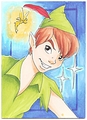 Walt Disney Fan Art - Peter Pan - Art Card - walt-disney-characters fan art
