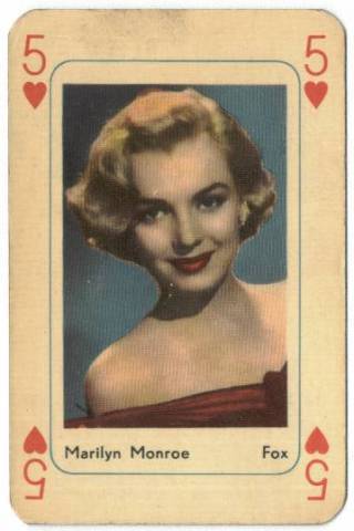  Playing Cards Marilyn Monroe