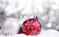 christmas - Red Christmas decorations wallpaper