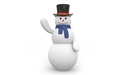 Snowman - christmas photo