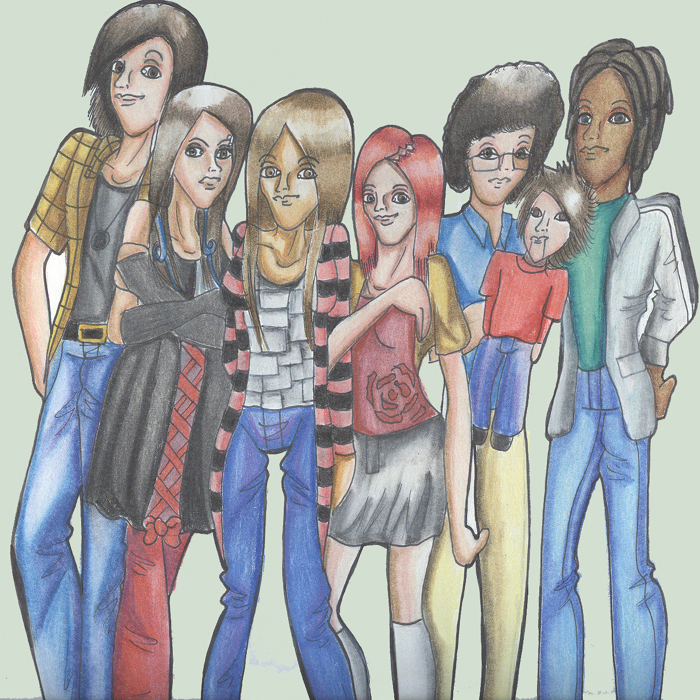 Victorious Cast Drawing