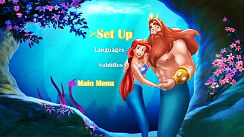  Walt 디즈니 Menus - The Little Mermaid: Ariel's Beginning