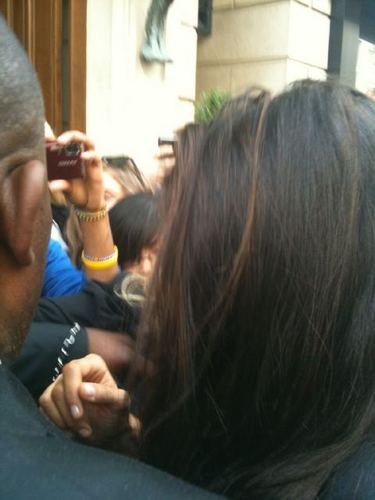  nina in fornt of the hotel in paris:)