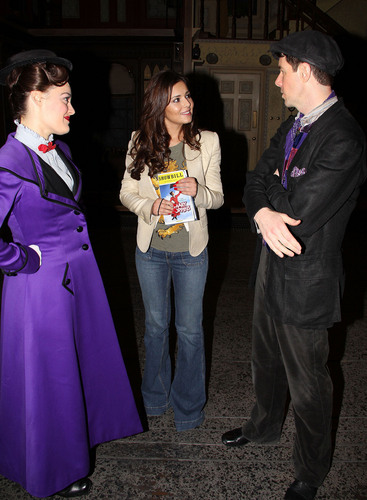 Cheryl Cole backstage at the “Mary Poppins” Musical on Broadway, May 17 