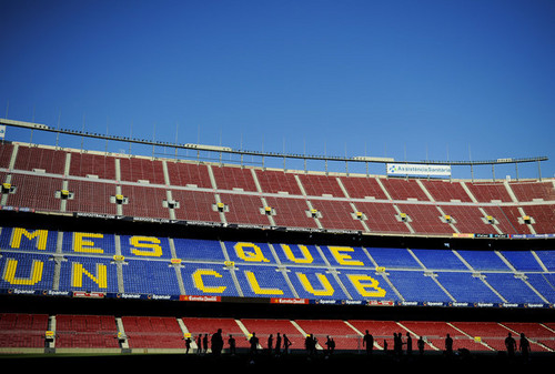  FC Barcelona Media Open دن Ahead Of UEFA Champions League Final (Training)