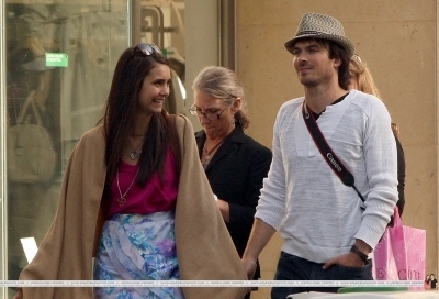 Ian & Nina out in Paris