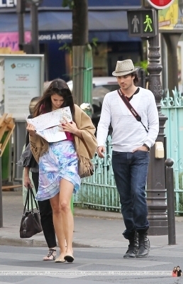  Ian & Nina out in Paris