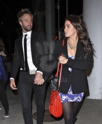  New foto's of Nikki Reed and Paul McDonald leaving the after party of American Idol