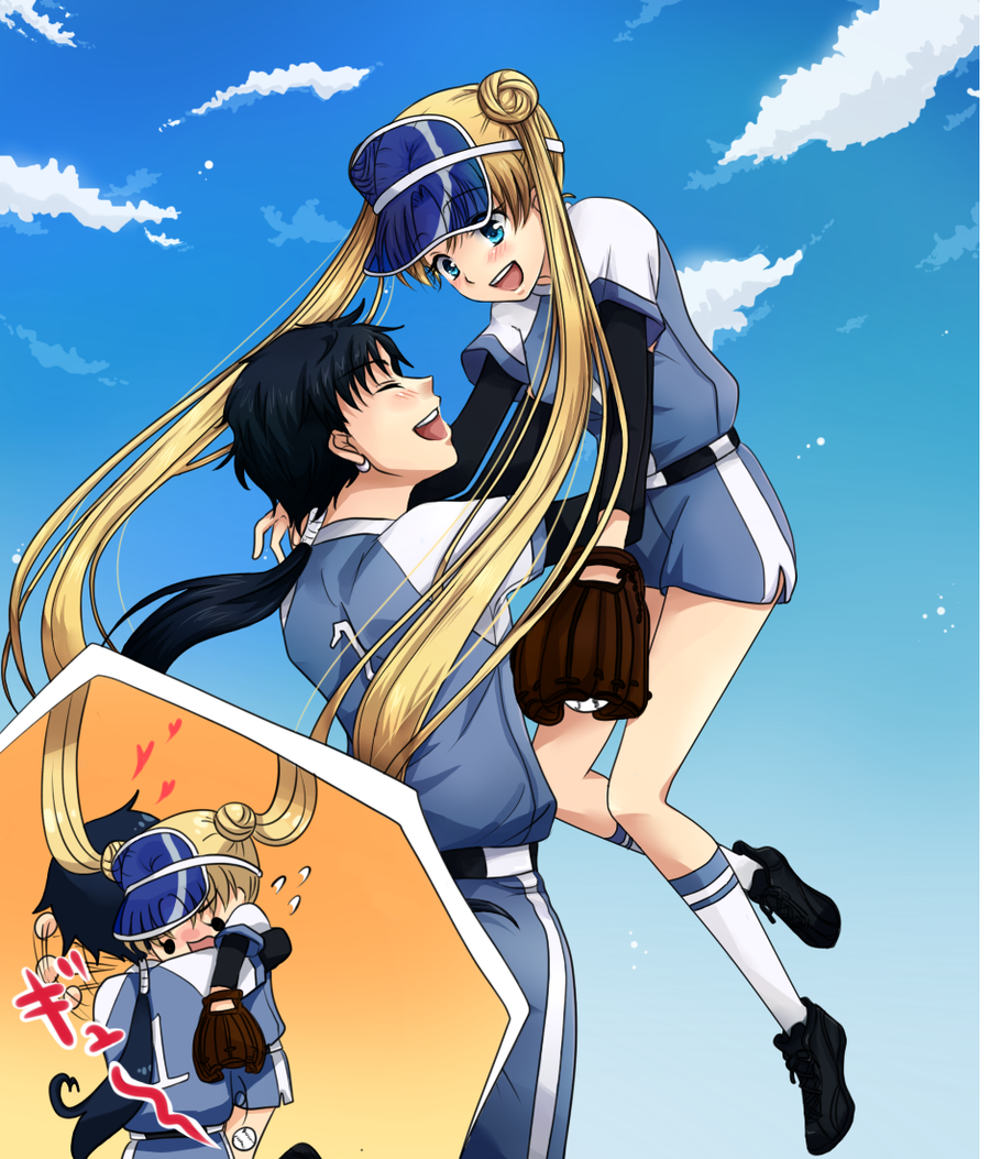 Kou Seiya / Sailor سٹار, ستارہ Fighter پرستار Art: Seiya and Usagi.