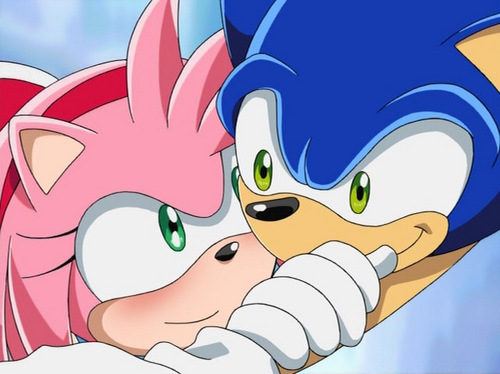  Sonic and Amy <3