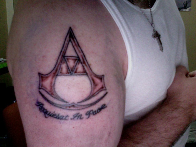 triforce tattoo. of Zelda Triforce Tattoo
