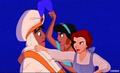 Belle, Jasmine, and Aladdin - disney-princess photo