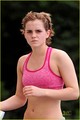 Emma Watson Bares Midriff in Sports Bra - harry-potter photo