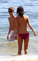Justin and Selena topless - justin-bieber photo