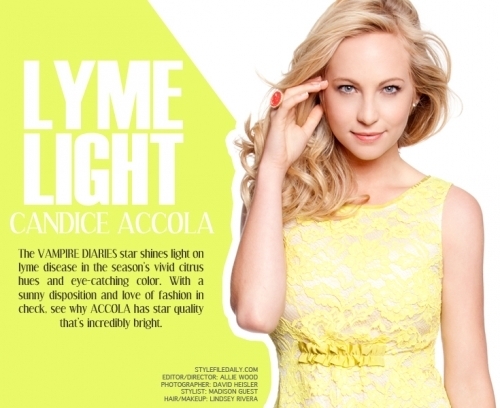  Lyme Light: Candice in 'Style File Daily' [May 2011]!