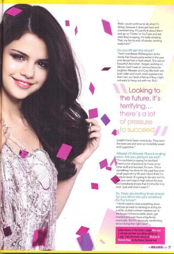  Selena - Magazines & Scans - Bliss - June/July 2011