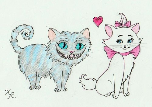  cheshire cat and marie
