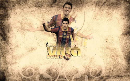  David villa FC Barcelona fondo de pantalla