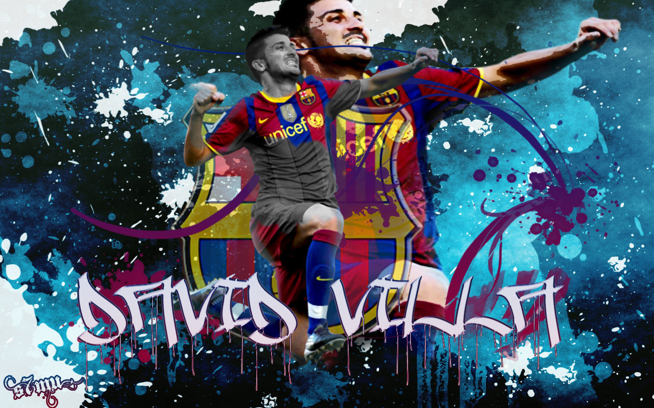 David Villa FC Barcelona