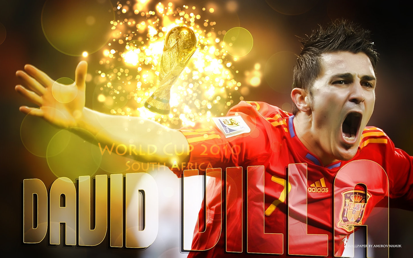 David Villa FIFA World Cup 2010 - David Villa Wallpaper (22594808) - Fanpop