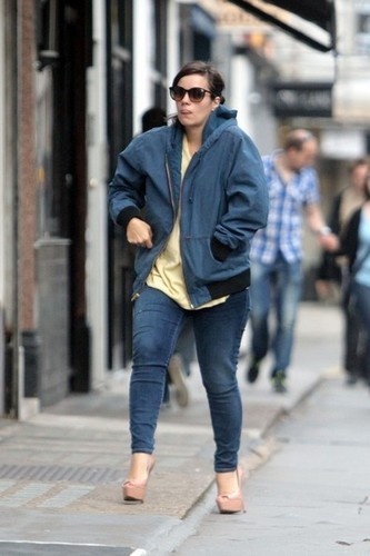 Lily Allen and Sam Cooper Out and About