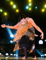 Shakira Bellydancing on stage in Barcelona - shakira photo