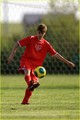 justin bieber playing soccer at starford, ontario field!! - justin-bieber photo