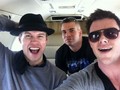 Cory, Chord and Mark in Nashville - glee photo