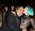 Gaga and her dad (and that's Luc behind them, right?) - lady-gaga photo