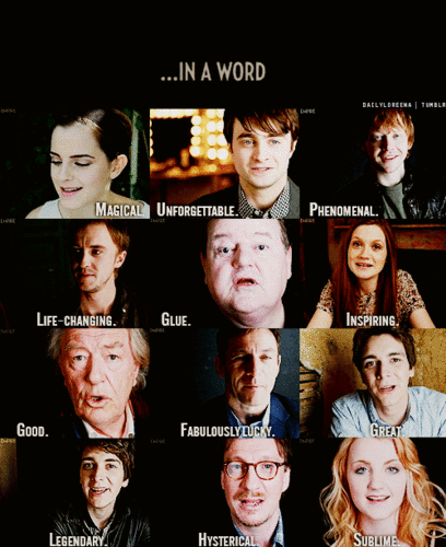  Harry Potter cast describe there Harry Potter expirienced in one word :))