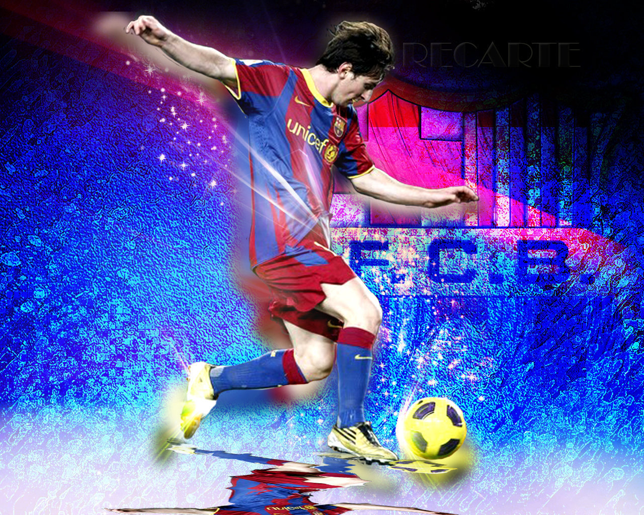 Lionel Messi FC Barcelona Wallpaper - Lionel Andres Messi Wallpaper  (22601860) - Fanpop