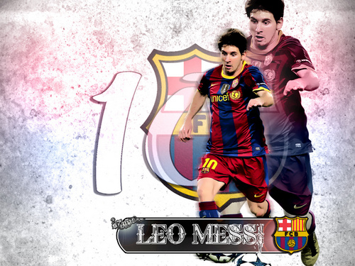  Lionel Messi FC Barcelona kertas dinding