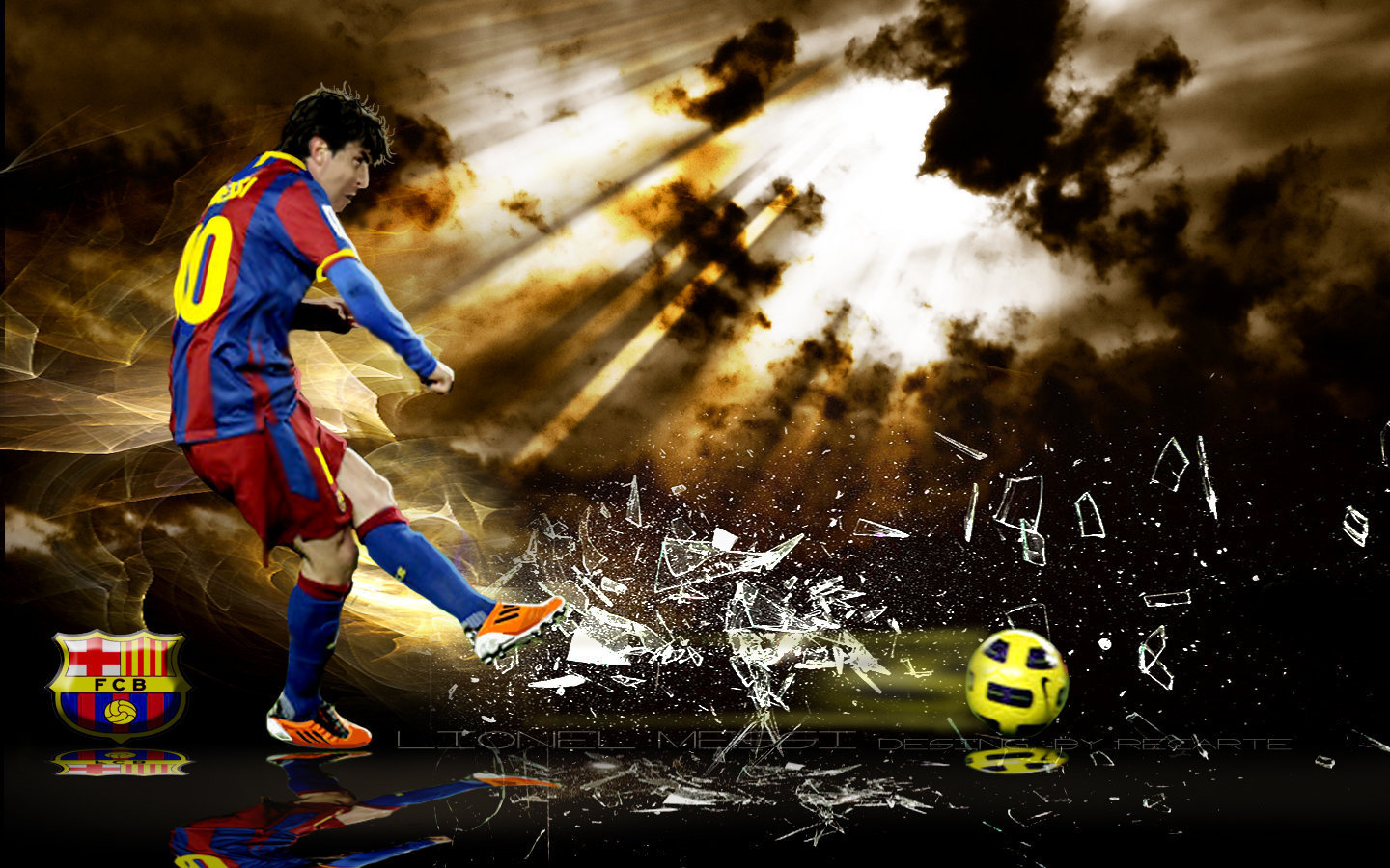 Lionel Messi FC Barcelona Wallpaper - Lionel Andres Messi Wallpaper  (22612814) - Fanpop